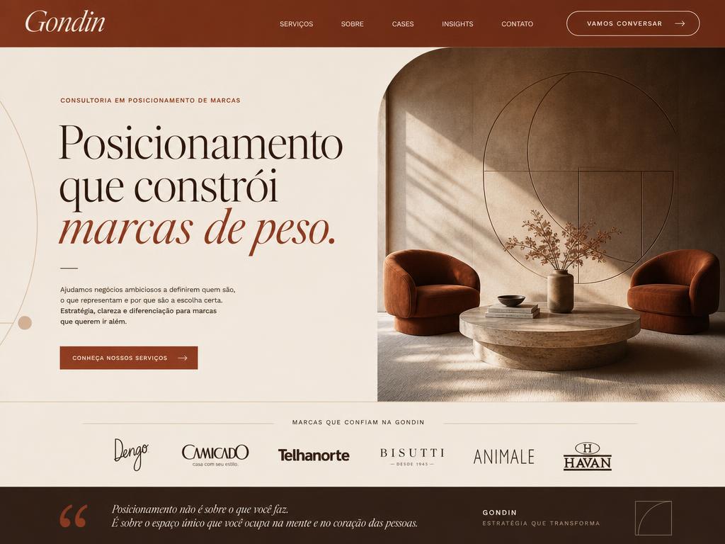 Preview do site Gondin
